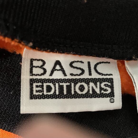 Vintage Halloween Sweatshirt Women XL Embroidered Witch's Brew Basic Editions - Picture 6 of 7